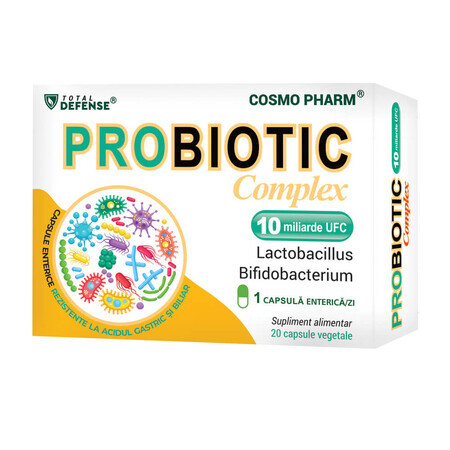 Probiotisch Complex 10mld, 20 capsules, Cosmopharm