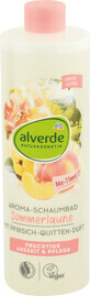 Alverde Naturkosmetik Badschuim met perzik- en kweepeeraroma, 400 ml