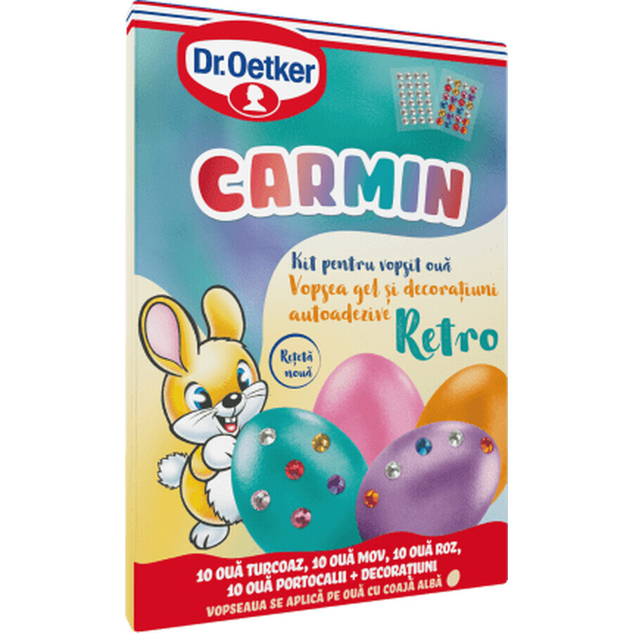 Oetker Retro Egg Gel Kit, 20 g