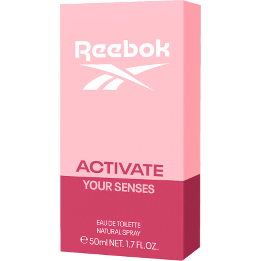 Reebok ACTIVATE YOUR SENSES eau de toilette da uomo, 50 ml