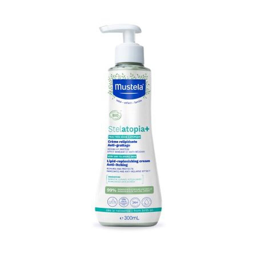 Mustela Stelatopia+ Crema pentru refacerea lipidelor, 300 ml