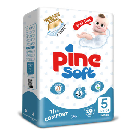 PINE Couches Junior marema 5 , 11-18 kg x 20 pcs