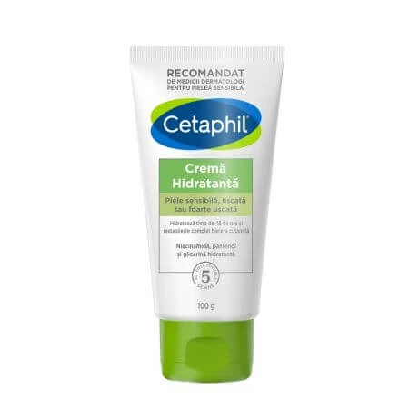 Hydraterende crème voor de gevoelige, droge of zeer droge huid, 100 g, Cetaphil