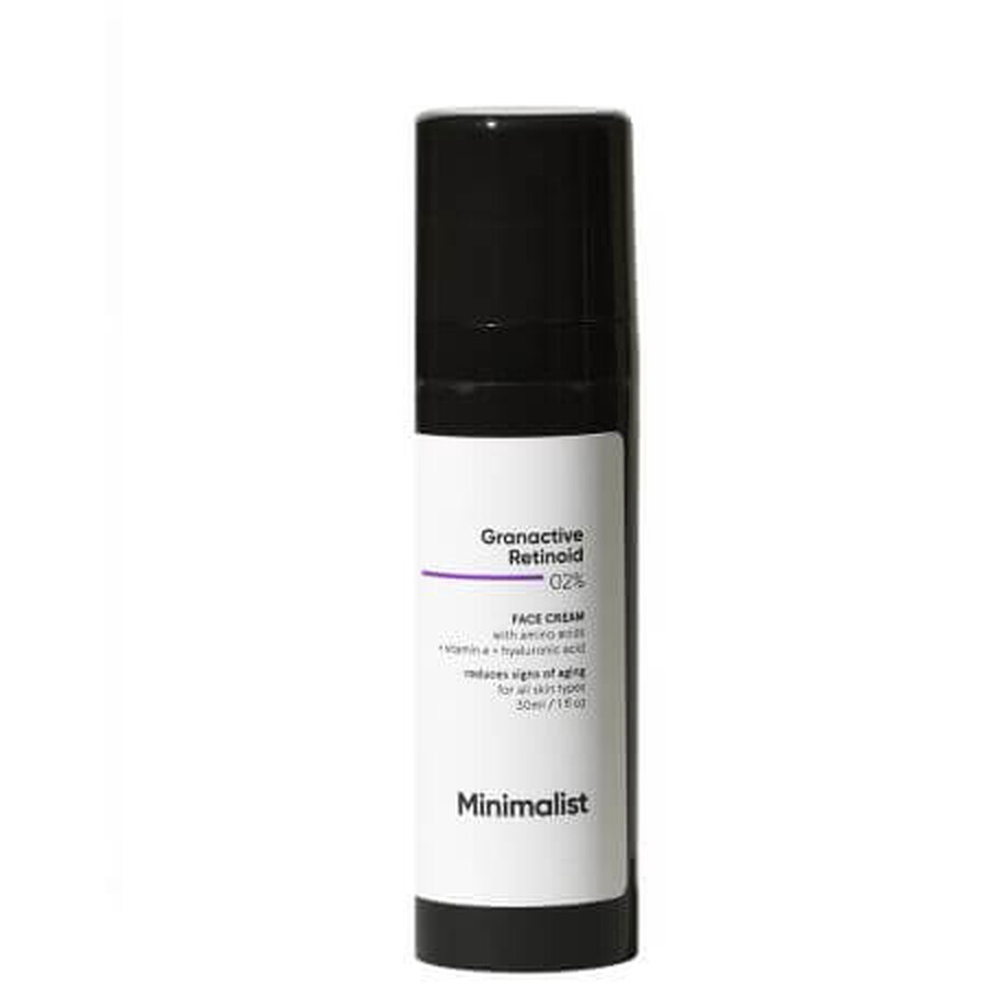 Crema hidratanta pentru ten Retinoid 0,2%, 30 ml, Minimalist