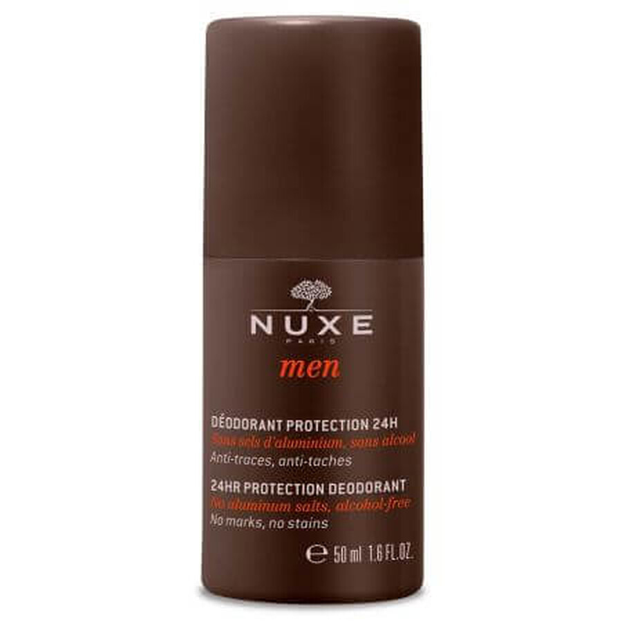 Deodorant ohne Aluminiumsalze und alkoholfrei 24 h Schutz Men, 50 ml, Nuxe