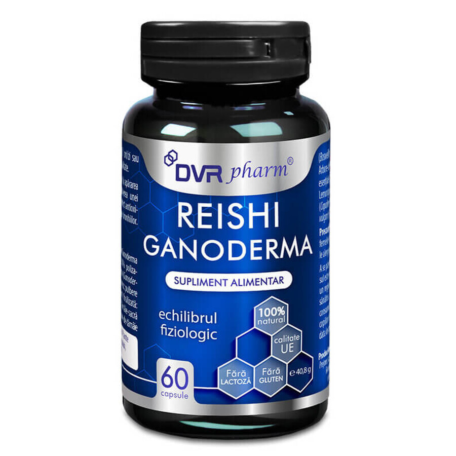 Ganoderma Reishi Triterpense Standardizzato, 60 capsule, DVR Pharm