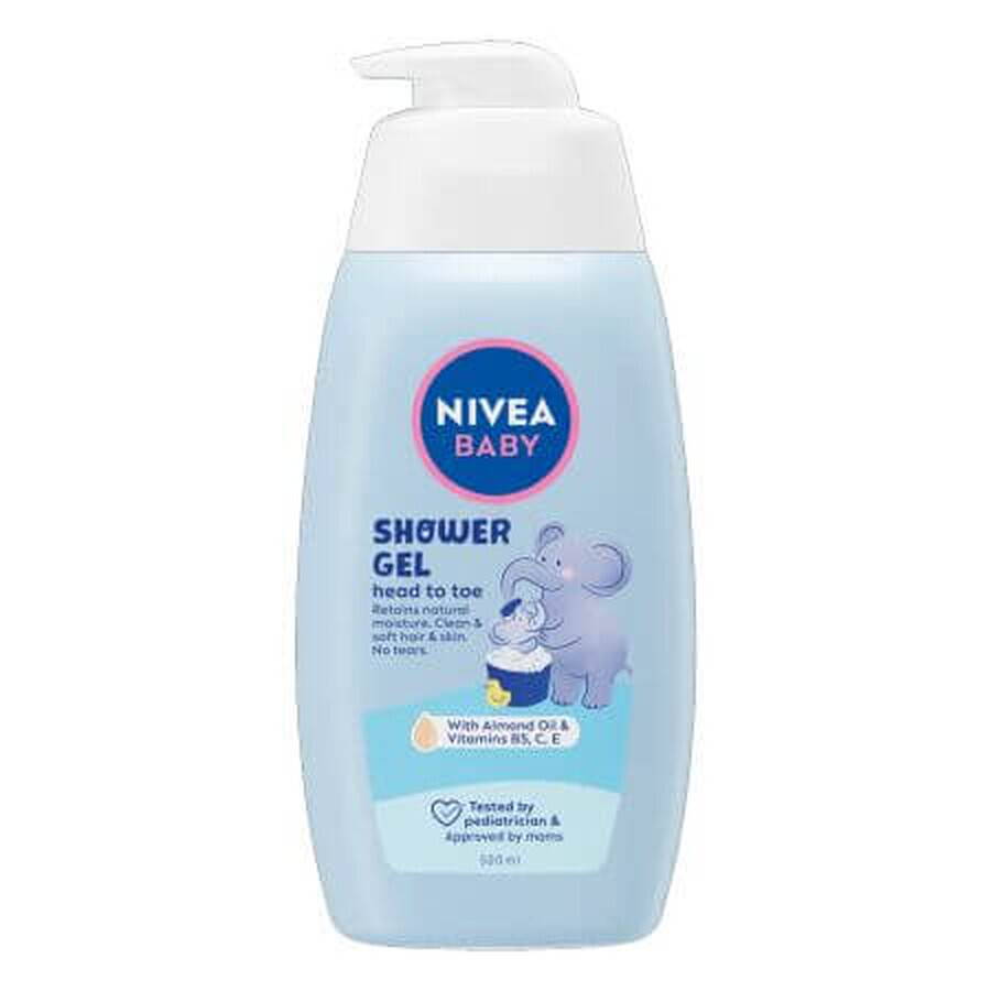 Gel doccia per bambini, 500 ml, Nivea Baby