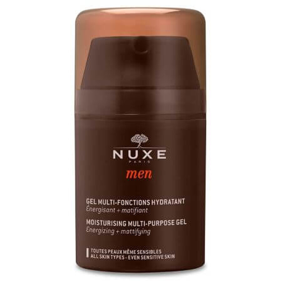 Hydraterende gel voor alle huidtypes Mannen, 50 ml, Nuxe