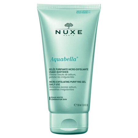 Gel purificator micro-exfoliant pentru ten mixt Aquabella, 150 ml, Nuxe