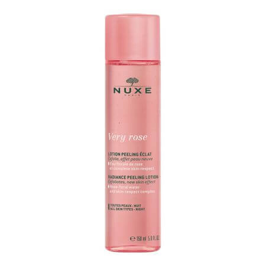 Lozione peeling per tutti i tipi di pelle Very Rose, 150 ml, Nuxe