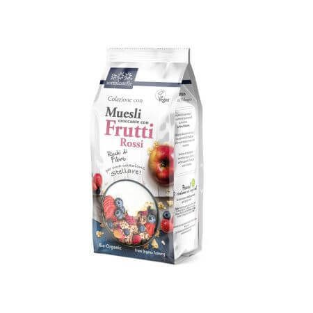 Musli croccanti biologici con frutti rossi, 350 g, Sottolestelle