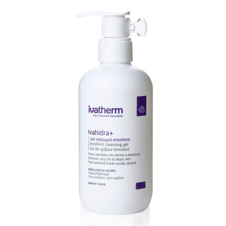 Ivahidra+ gel detergente emolliente, 500 ml, Ivatherm