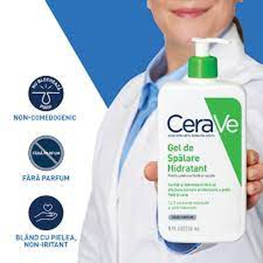 Gel lavant hydratant pour peau normale-sèche, 473 ml, CeraVe