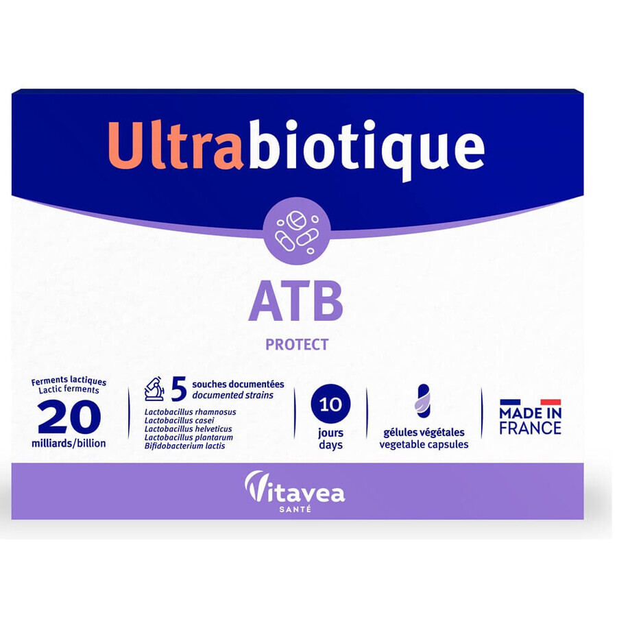 Probiotic ATB Protect Ultrabiotic, 10 capsules, Vitavea Sante