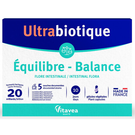 Probiotic Balance Ultrabiotic, 10 Kapseln, Vitavea Sante