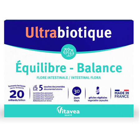 Probiotic Equilibre Ultrabiotique, 30 capsule, Vitavea Sante