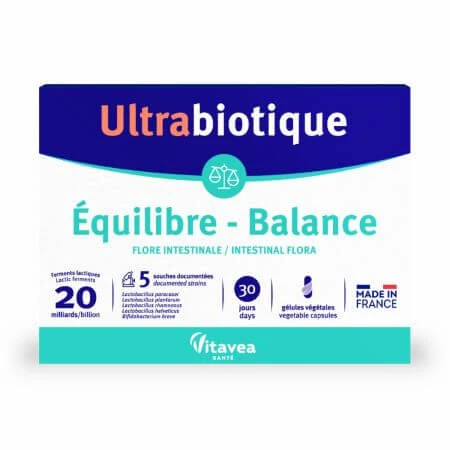 Probioticum Ultrabiotic Balance, 30 capsules, Vitavea Sante