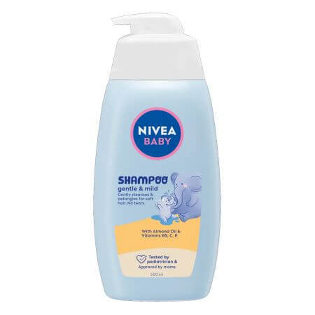 Shampooing extra doux Gentle&Mild, 500 ml, Nivea Baby