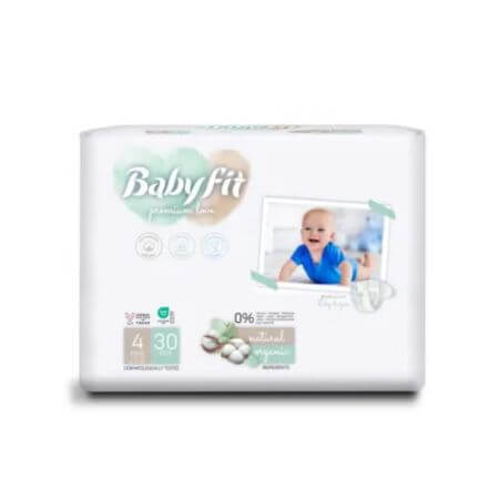 Bio Maxi luiers, nr. 4, 7-18 kg, 30 stuks, Babyfit