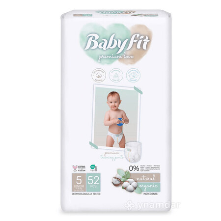 Bio Junior Jumbo Junior Windeln, Nr. 5, 11-25 kg, 52 Stück, Babyfit