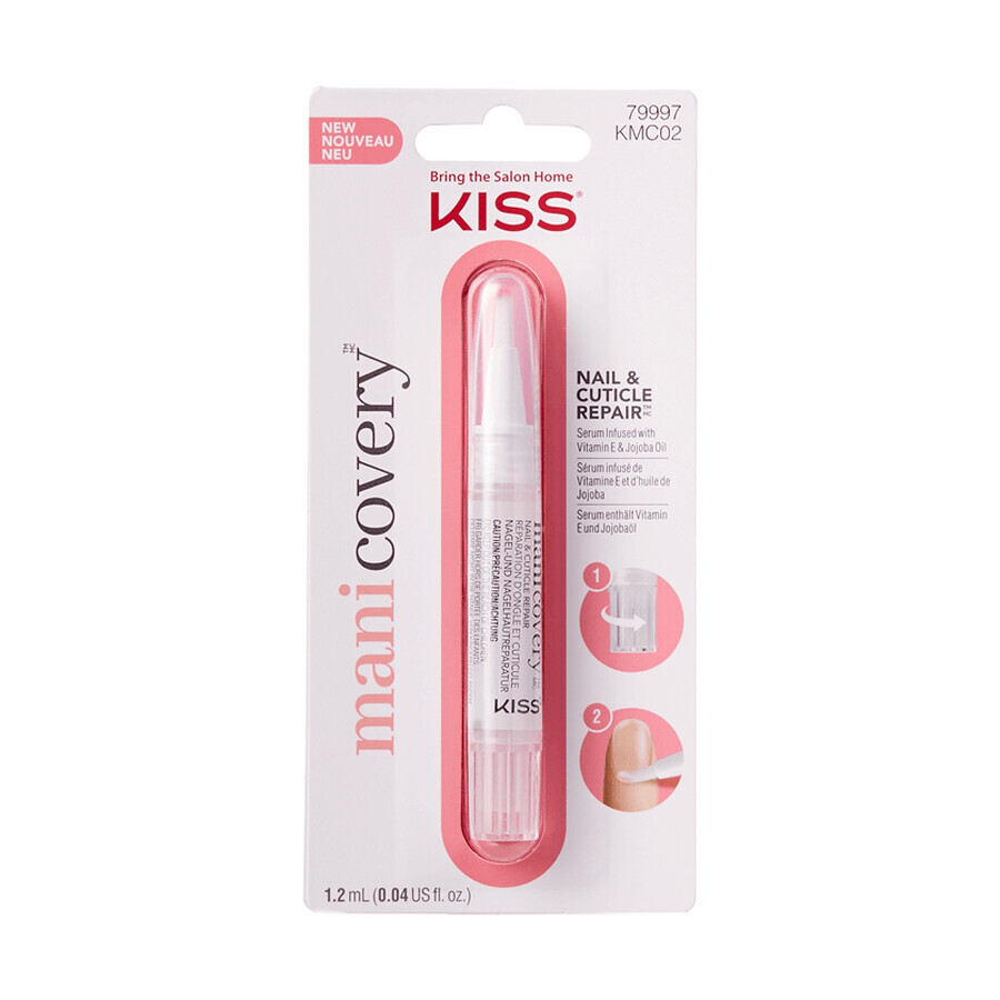 Ser pentru cuticule, 1.2 ml, Kiss