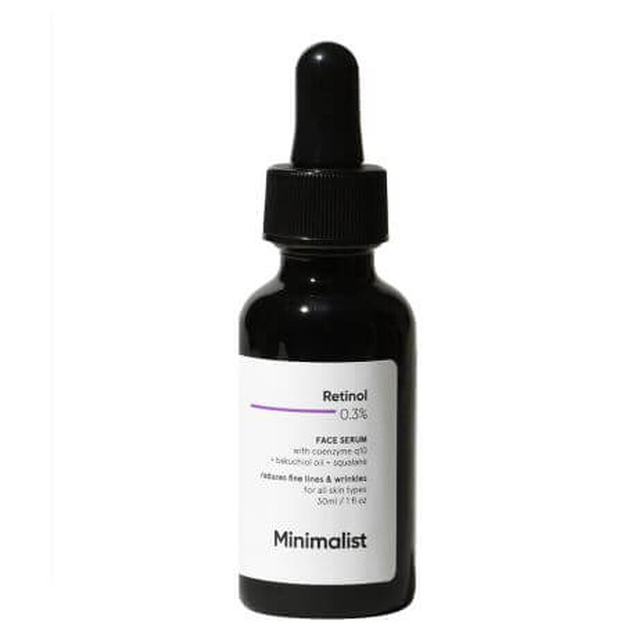 Serum voor fijne rimpels met 0,3% pure retinol, 30 ml, Minimalist