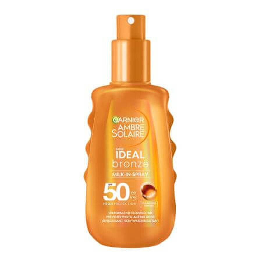 Verstevigende Spray SPF 50 Ideaal Brons, 150ml, Garnier Ambre Solaire