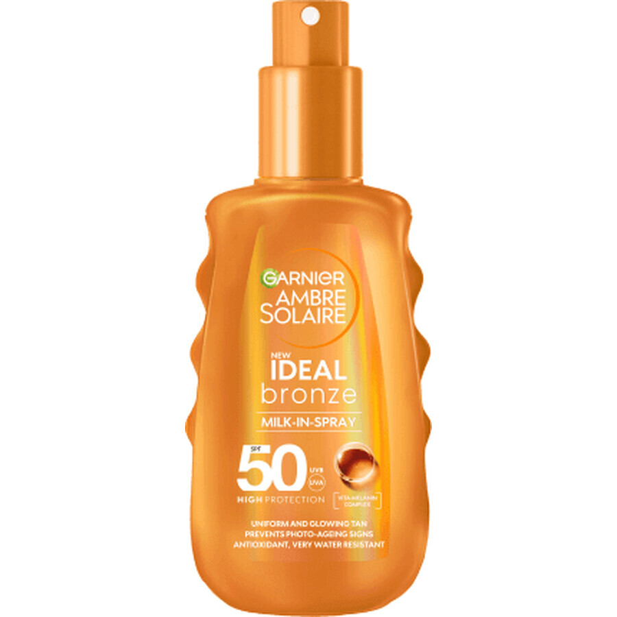 Verstevigende Spray SPF 50 Ideaal Brons, 150ml, Garnier Ambre Solaire