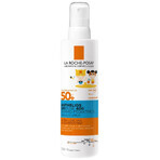 Anthelios Dermo-Pédiatrie Spray solaire invisible SPF50+ pour le visage et le corps des enfants, 200 ml, La Roche-Posay