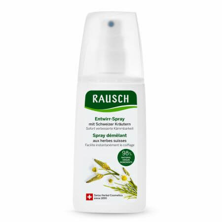 Ontwarrende haarspray met Zwitserse kruiden, 100 ml, Rausch