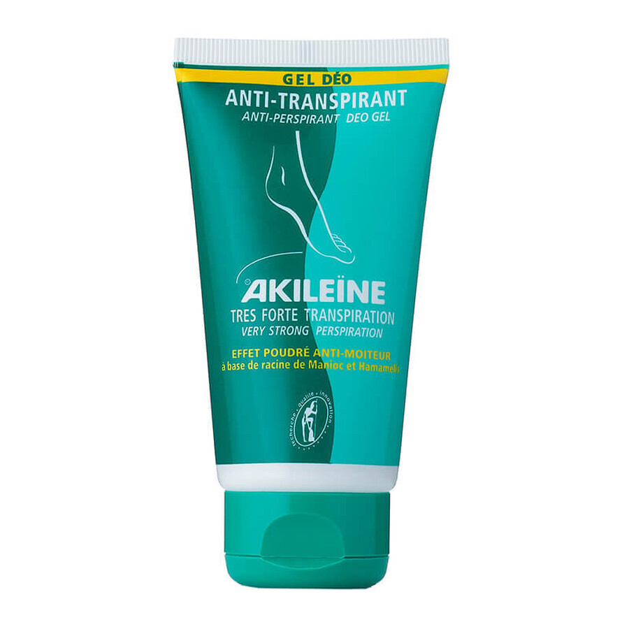 Akileine Zeer Sterke Antitranspirant Deo Gel, 75 ml, Asepta