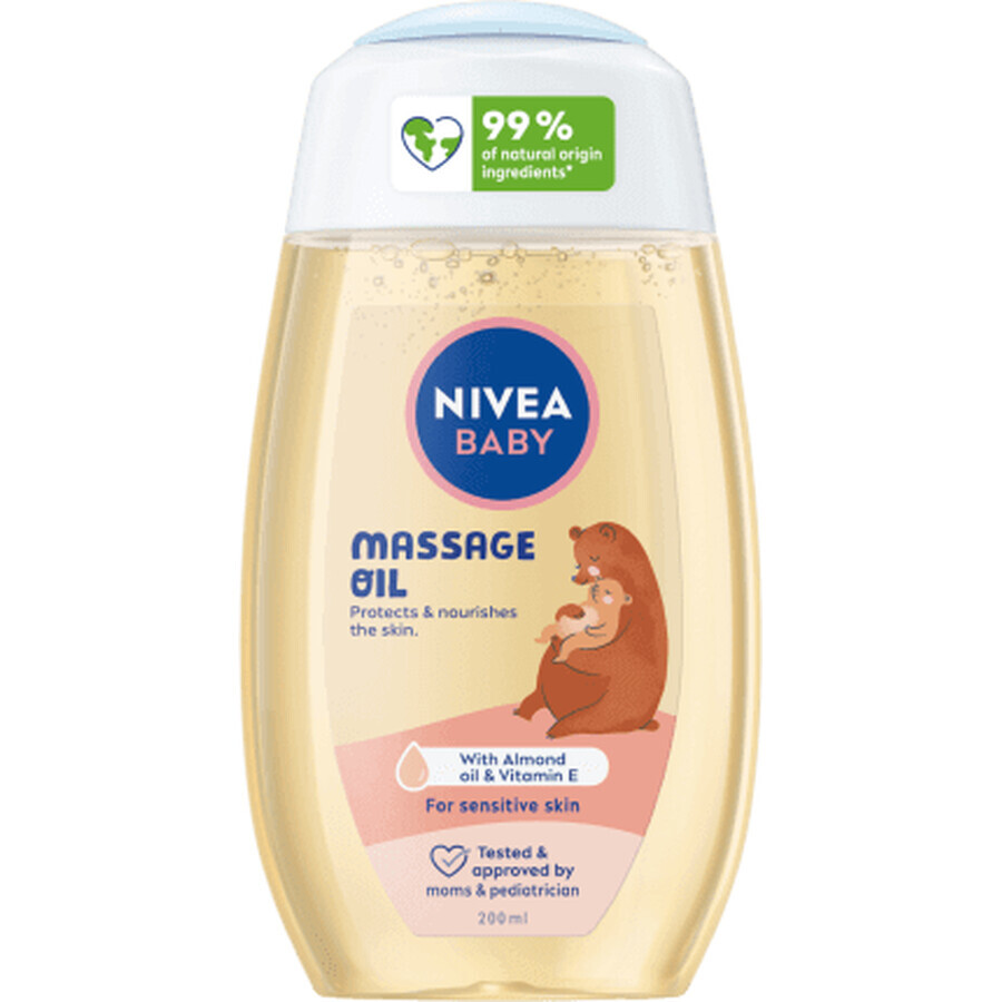 Babymassageolie, 200 ml, Nivea Baby