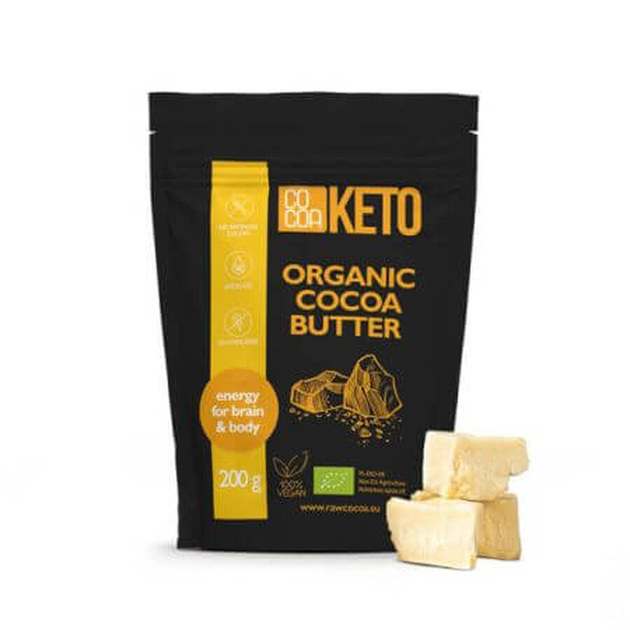 Burro di cacao Bio Keto, 200 g, Cacao