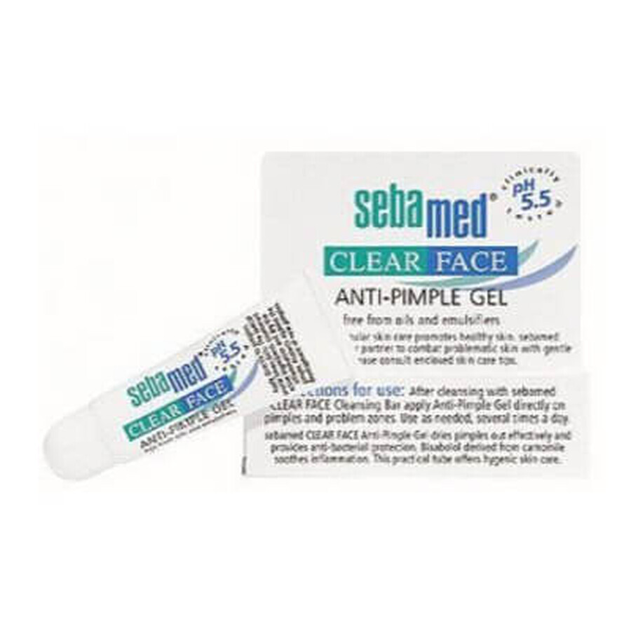 Gel dermatologic antiacneic pentru tratamentul cosurilor Clear Face, 10 ml, sebamed