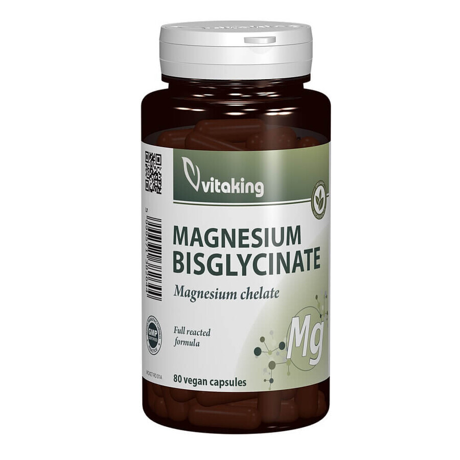 Magnesium Bisglycinat, 90 Kapseln, Vitaking