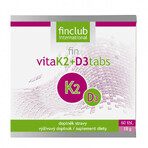 Fin VitaK2+D3tabs, 60 tabletten, Finclub