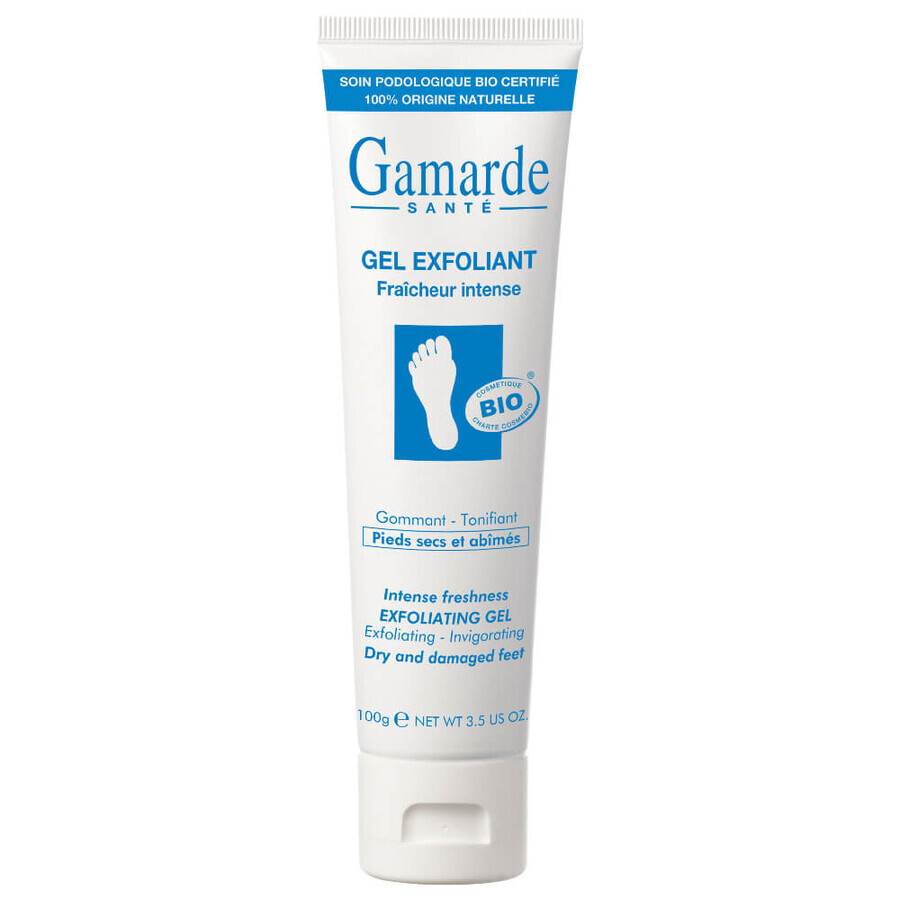 Gel bio esfoliante per i piedi, 100 g, Gamarde