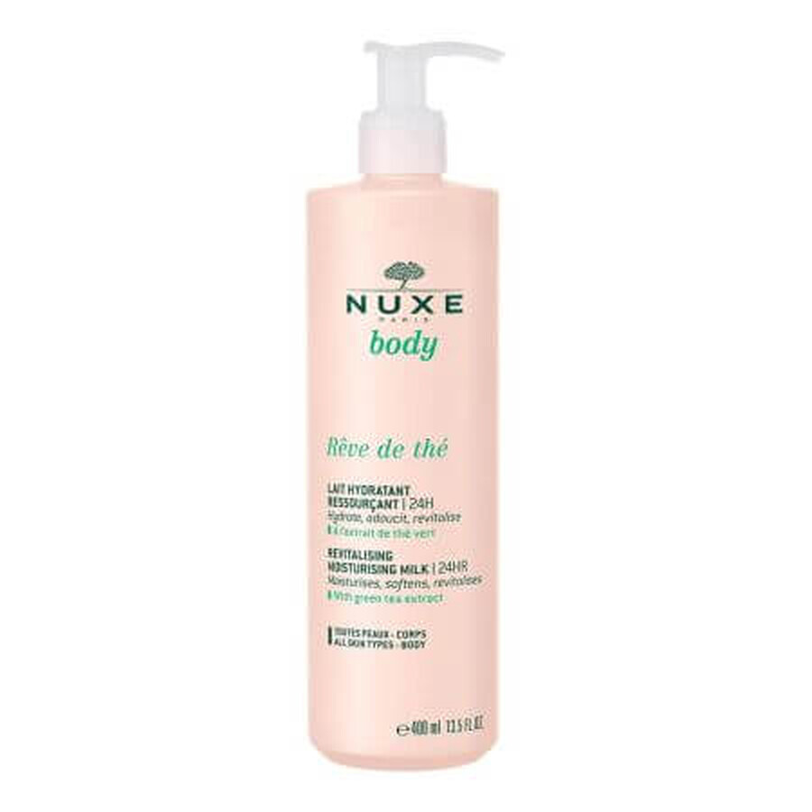 Hydraterende Body Lotion 24H voor alle huidtypes Reve de The, 400 ml, Nuxe