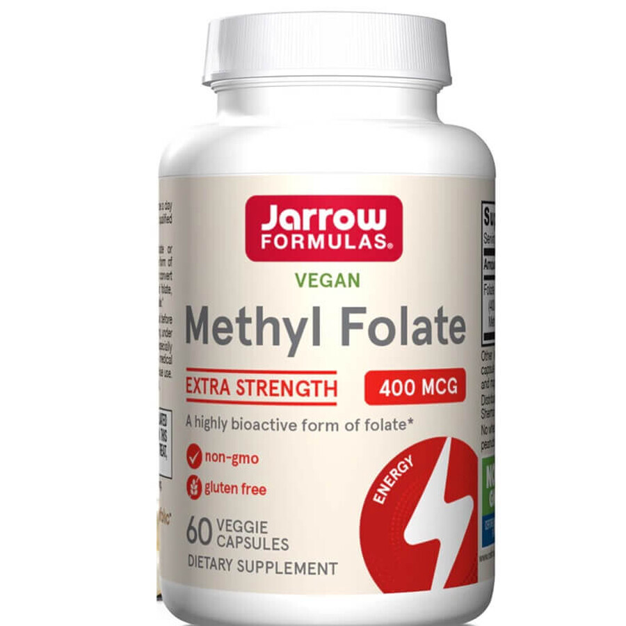 Folate de méthyle, 400 mcg, 60 gélules végétales, Secom