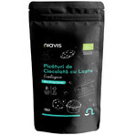 Gocce di cioccolato al latte biologico, 125 g, Niavis