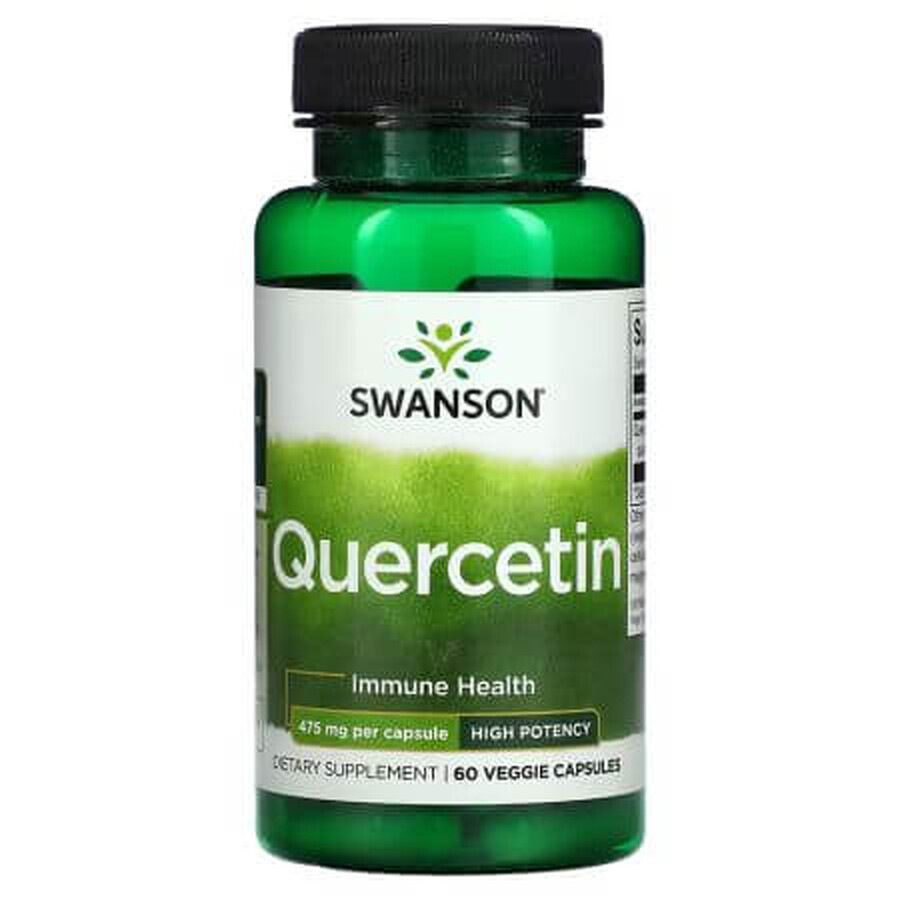 Quercetine hoge potentie, 60 capsules, Swanson