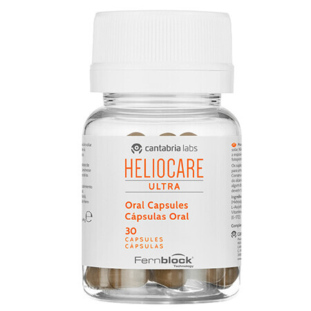 Voedingssupplement voor de huid Heliocare Ultra, 30 capsules, Cantabria