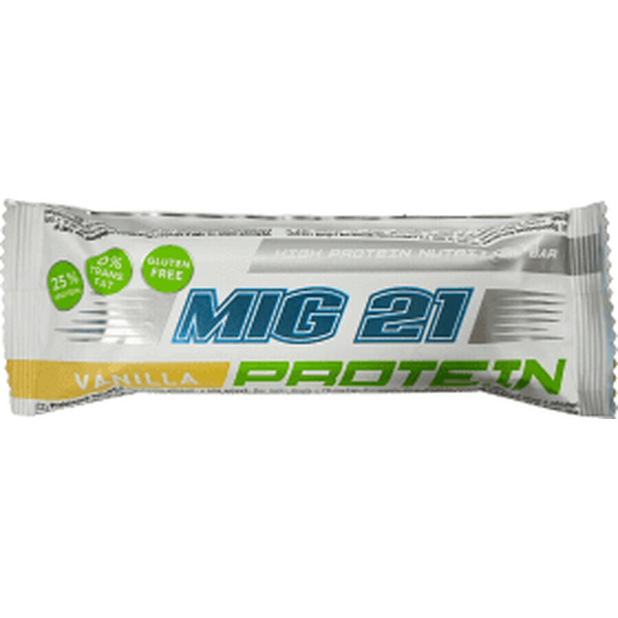 Mig 21 Baton proteic cu aromă de vanilie, 60 g