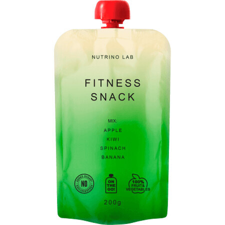 Nutrino Lab Fitness Snack, appel, kiwi, spinazie en bananenpuree, 200 g