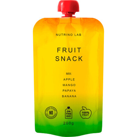 Nutrino Lab Snack, piure mar, mango, papaya , banana, 200 g