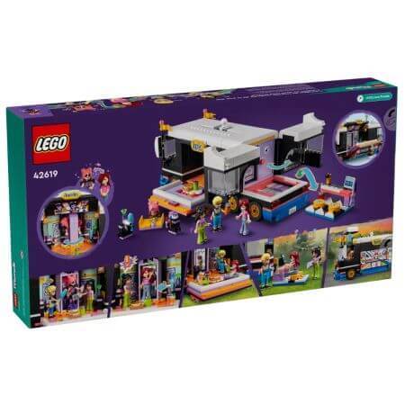 Popstar Tourbus, ab 8 Jahren, 42619, Lego Friends