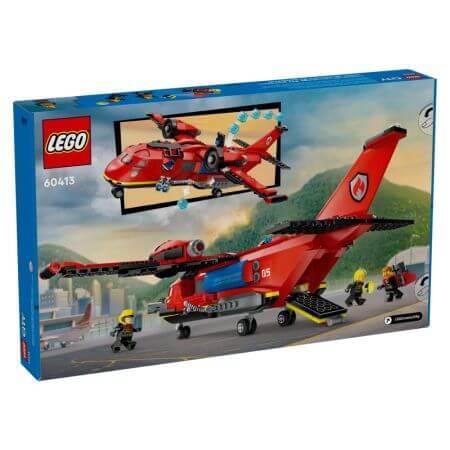 Aereo antincendio, +6 anni, 60413, Lego City