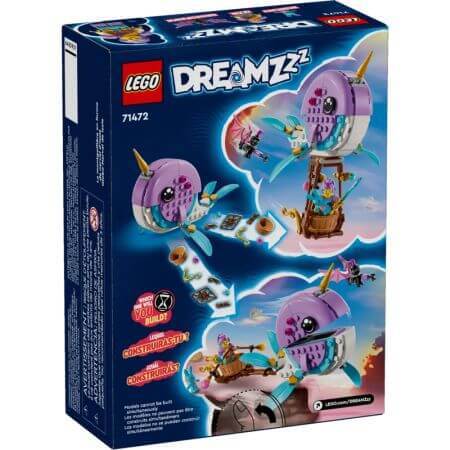 Mongolfiera Narwhal di Izzie, +7 anni, 71472, Lego Dreamzzz