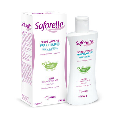 Gel frais Saforelle pour le corps et l'hygiène intime, 250 ml, Laboratoires Iprad