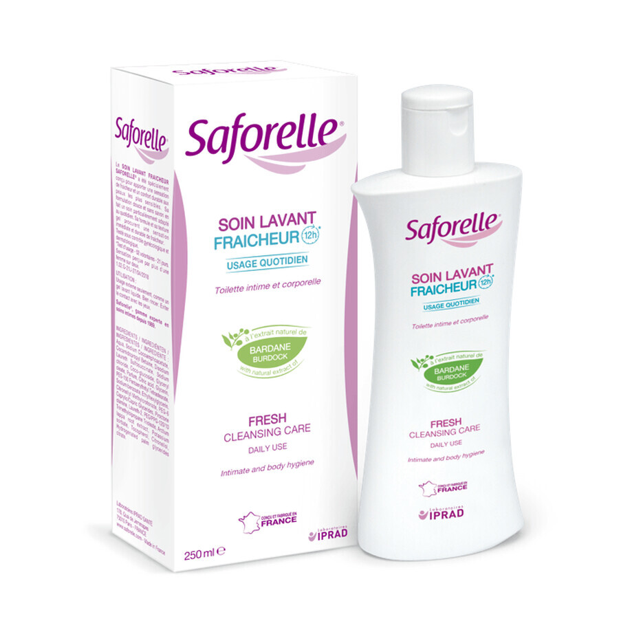 Gel frais Saforelle pour le corps et l'hygiène intime, 250 ml, Laboratoires Iprad